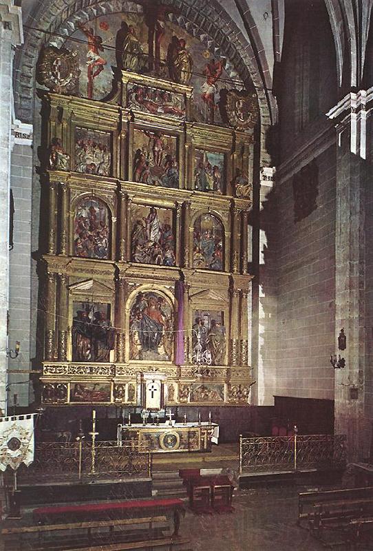 JORDAN, Esteban Main Altar  sf Spain oil painting art